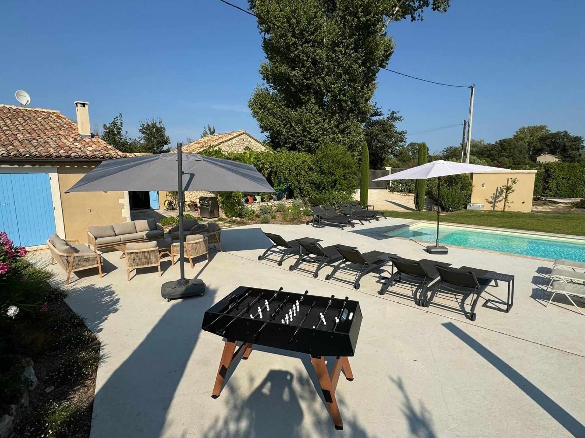 Maison Provençale avec piscine chauffée avec une jolie vue sur le Luberon, située au calme à Robion, proche de l'Isle sur la Sorgue, LS2-326 AMIRADOU Esterno foto